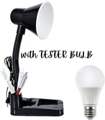 EMMKITZ Flexible Electric 316 BLK Study Lamp
