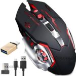 coolcold Gaming Mouse | Rechargeable, Wireless Gaming M...