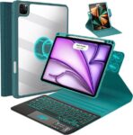 TECPHILE HD209T Keyboard Case for iPad 10th Gen 2022 wi...
