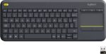 Logitech K400+ with Touchpad, Connected to TV, Customiz...