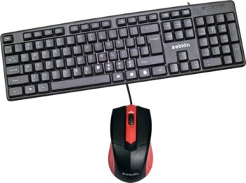 zebion K500 Wired Keyboard + Swag Wired Mouse Wired USB...