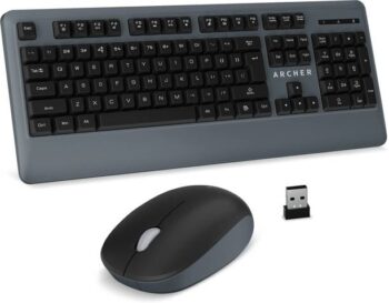 Archer Tech Lab Keyboard & Mouse Combo 104 Keys, 3-Butt...