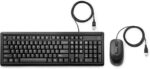 HP km160 Wired USB Standard Desktop Keyboard Compatible...
