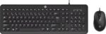 HP KM160 Wired Mouse and Keyboard Wired USB Standard Mu...