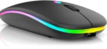 AltiCare LED Wireless Mouse, Rechargeable Slim Silent M...