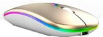Dezful Lighting Mouse Gold Wireless Optical Mouse with...