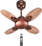 ACTIVA Premium Series Lotus 850 RPM High Speed Motor Noiseless (28 Watts) Wood 600 mm 4 Blade Ceiling ...