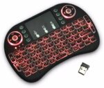 Wifton Mini Wireless Keyboard with touchpad without bac...