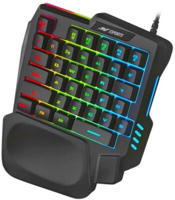 Ant Esports MK1001 One Handed RGB Backlit 35 Keys Gamin...