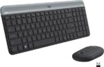 Logitech MK470 Slim Keyboard & Mouse Combo, Whisper-Qui...