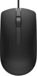 DELL MS116 USB Optical Mouse (Black) Wired Ambidextrous...