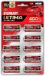 EVEREADY Ultima | 400% Longer Lasting | Alkaline AA Ba...