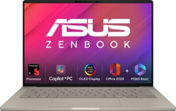 ASUS Zenbook A14 OLED (2025), Copilot + PC with Office ...