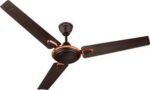BAJAJ Bajaj Crest Deco Turbo 1200mm Choko Brown Ceiling Fan 1 Star 1200 mm 3 Blade Ceiling Fan