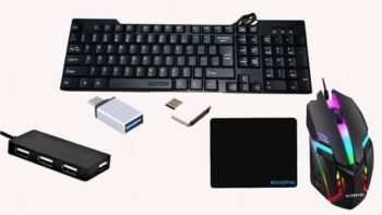 RSG PRODOT 5D COMBO - KEYBOARD,RGB MOUSE,USB HUB ,MOUSE...
