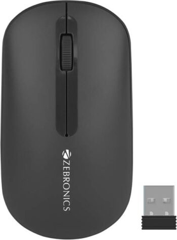 ZEBRONICS Pulse Wireless Ambidextrous Optical Mouse Wir...