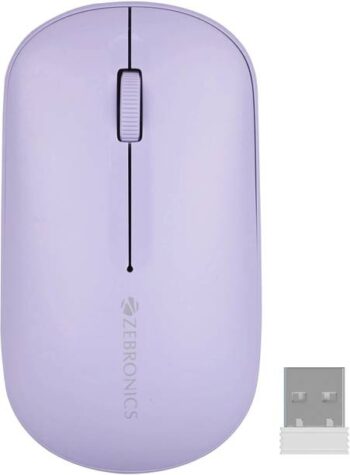 ZEBRONICS Pulse Wireless Ambidextrous Optical Mouse Wir...