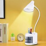 iDOLESHOP Rechargeable Flexible Desk Lamp with Organize...