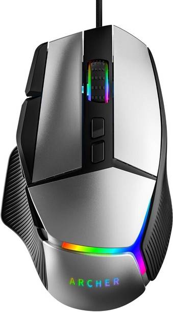 Archer Tech Lab Recurve 800 Wired Optical Gaming Mouse...