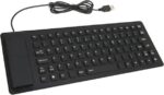 MOHAK Waterproof Silicone Keyboard Foldable Flexible US...