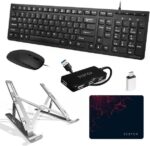 Bestor Set of 6,USB Wired Keyboard,Wire Mouse,L.P Stand...