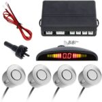 FABTEC SILVER PARKING SENSOR SILVER Waterproof Car Reve...
