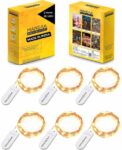 MANSAA 20 LEDs 1.98 m Yellow, Gold Steady String Rice L...