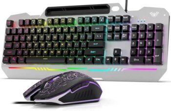 Aula T102 Wired USB Standard Gaming Keyboard Compatible...