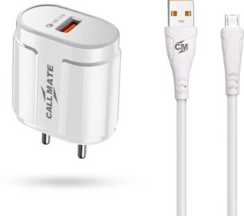 Callmate 12 W Qualcomm 3.0 3.1 A Wall Charger for Mobil...