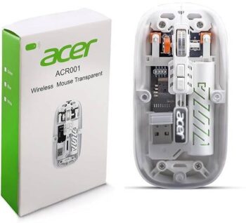 Acer Transparent Rechargeable Bluetooth Wireless Optica...