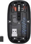 RETRACK Transparent Wireless Mouse with Dual Connectivi...