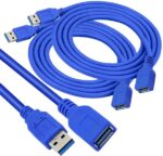 STORITE Reversible USB 2.0 2 A 1.5 m USB Extension Cabl...