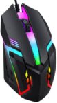 coolcold USB Wired Gaming Mouse RGB Backlight up to 160...
