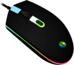 ENTWINO Laptop Mouse With RGB Light, DPI Button, Anti-s...