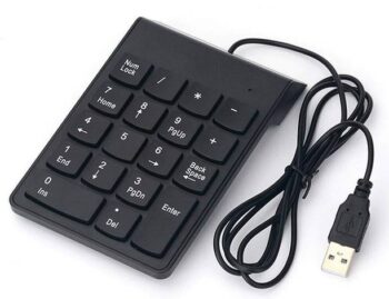 SCALEBEE Wired Numeric Keypad Slim Mini Number Pad Keyb...