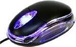Rokshi Wired Optical Mouse (USB, Black) Wired Ambidextr...