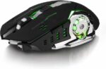 microware Wireless Mouse, Silent Mute Gaming Mouse RGB ...