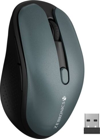 ZEBRONICS Zeb-Charm, Wireless Mouse, Mode Switch Button...