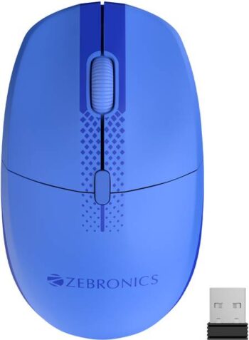 ZEBRONICS ZEB-POP 2.4GHz Wireless Mouse Nano Receiver, ...