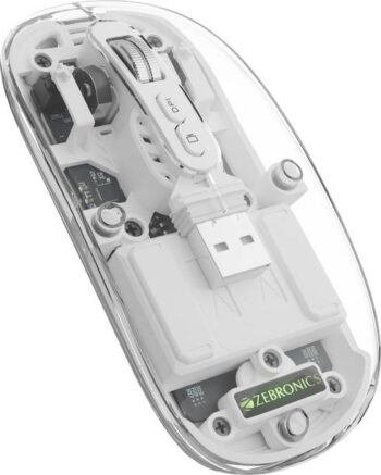 ZEBRONICS Sheer Wireless Ambidextrous Optical Mouse Rec...