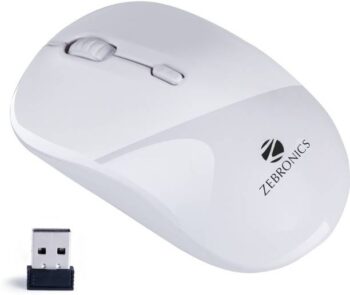 ZEBRONICS Zeb-Shine Wireless Ambidextrous Optical Mouse