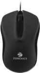 ZEBRONICS Zeb WING Wired Ambidextrous Optical Gaming M...