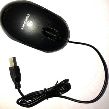 ZEBRONICS optical mouse glow Wired Ambidextrous Optical...