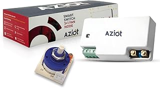 AZIOT 3+1 Fan Smart Switch - Wifi/Bluetooth Communication - Made in India - Timer Function - Works with Google Home and Amazon Alexa… (3+1 Node)