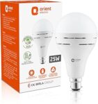 Orient Electric 25 W Emergency Inverter Rechargeable LED Bulb | Cool Day Light (6500K) | Energy Efficient | 4 Hour Battery Backup | Pack of 1