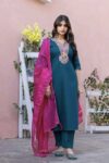 Women's Attractive Kurta, Bottom & Duppata Sets